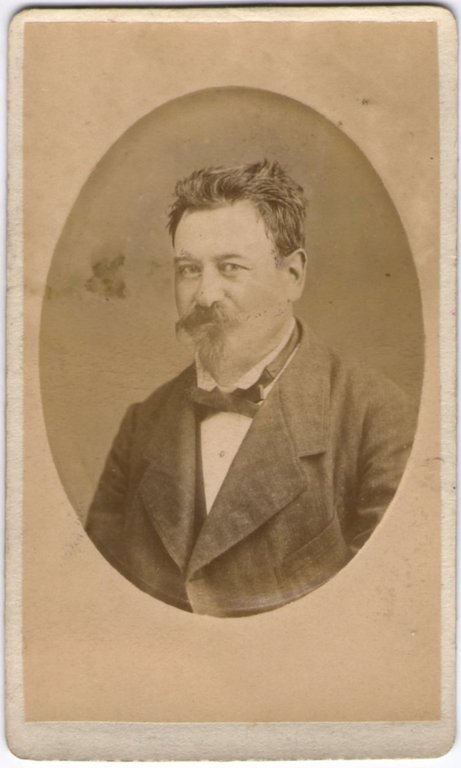 Foto photo gentiluomo con baffi by Anonimo Firenze cdv 1870 …