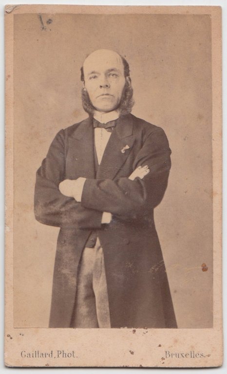 Foto photo gentiluomo con basettoni by Gaillard Bruxelles cdv 1870 …