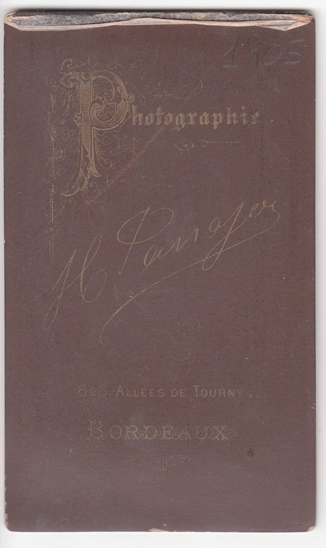 Foto photo ragazzino in divisa by H. Panajou Bordeaux 1880 …