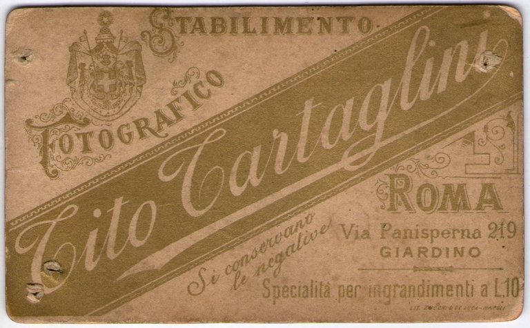 Foto photo ritratto di gentildonna con cammeo by Tartaglini Roma …