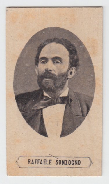 Foto photo ritratto di Raffaele Sonzogno by Anonimo cdv 1880 …