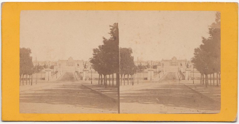 Foto photo stereoscopica stereoview Pont de la Seine Champ De …