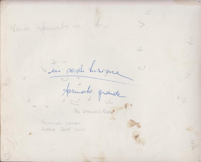 foto photo vintage The Diamond Queen Fernando Lamas Arlene Carol …