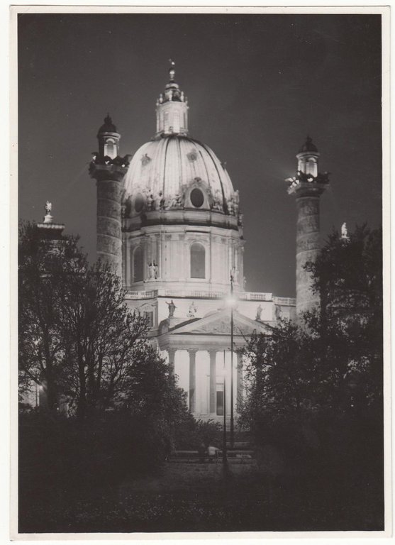 Foto vintage old Photo Vienna chiesa di San Carlo Borromeo …