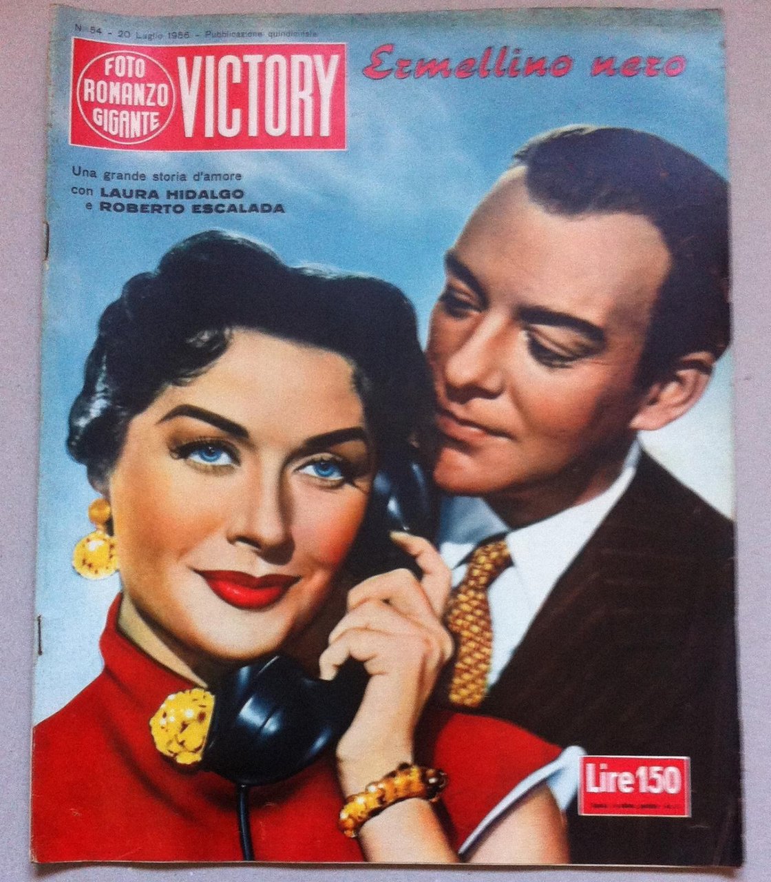 Fotoromanzo Victory Ermellino Nero Con L. Hidalgo, R. Escalada 1956 …