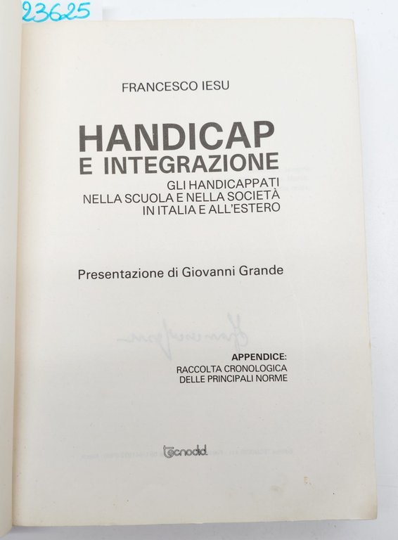 Francesco Iesu Handicap e integrazione Tecnodid 1984 | Immagine Gallery 3