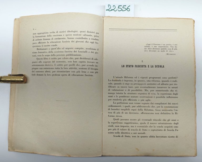 Francesco La Rosa Leonardi L'istruzione educativo-fascista nelle scuole primarie 1939