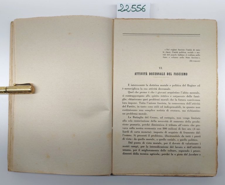 Francesco La Rosa Leonardi L'istruzione educativo-fascista nelle scuole primarie 1939