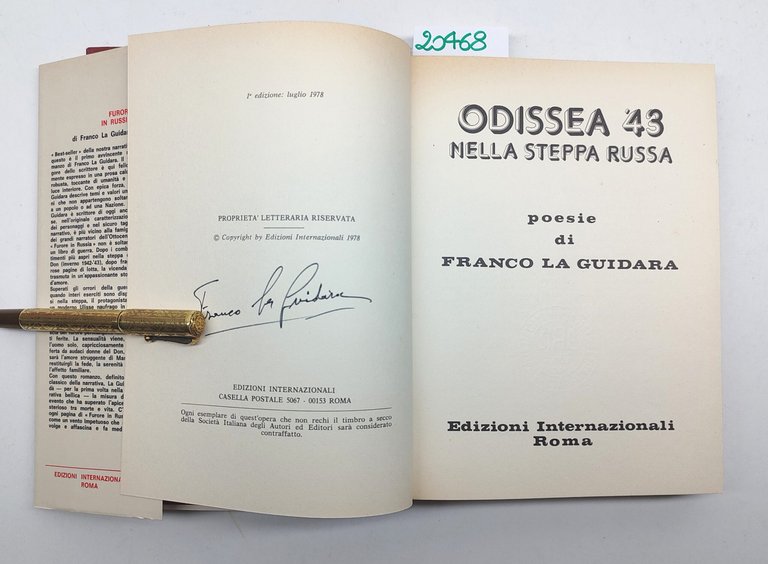 Franco La Guidara Odissea 43 nella steppa russa Edizioni Internazionali …
