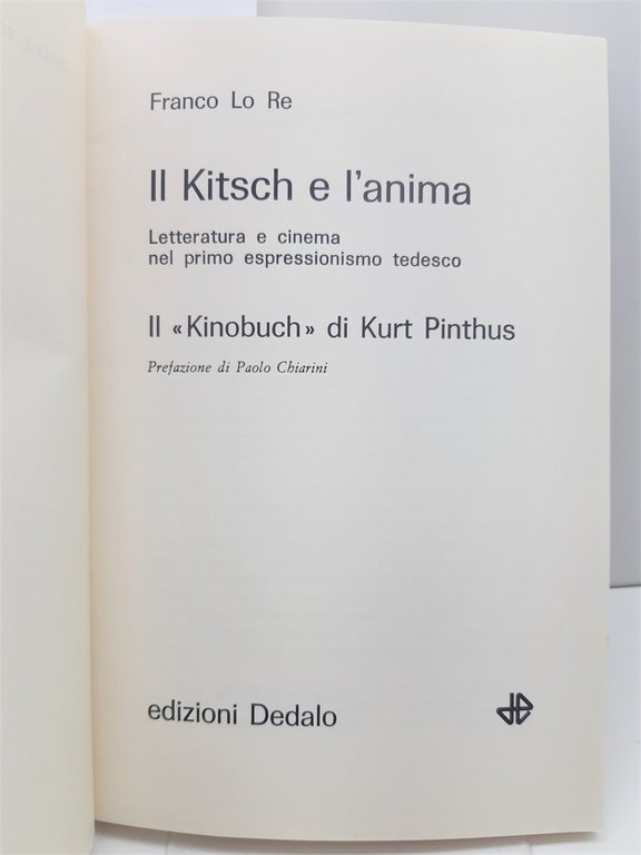 Franco Lo Re Il kitsch e l'anima, il Kinobuch di … | Immagine Gallery 4