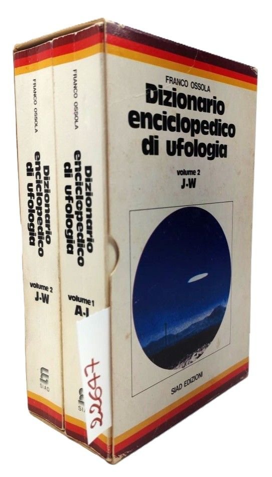 Franco Ossola Dizionario enciclopedico di ufologia Siad 1981