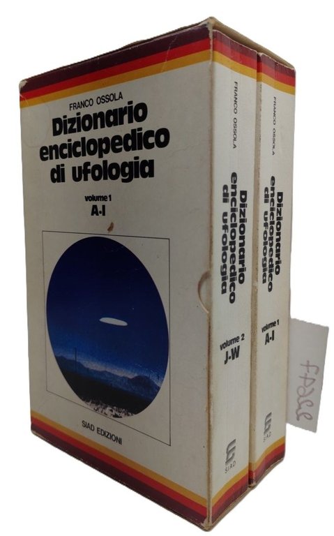 Franco Ossola Dizionario enciclopedico di ufologia Siad 1981