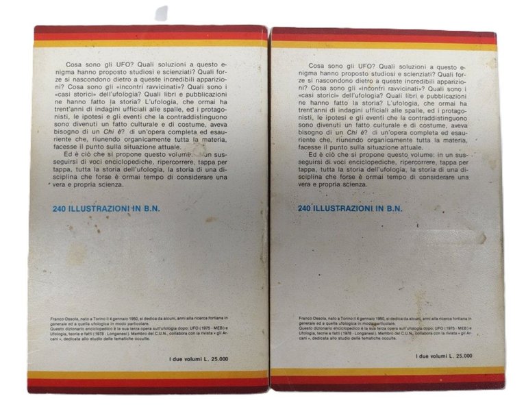 Franco Ossola Dizionario enciclopedico di ufologia Siad 1981