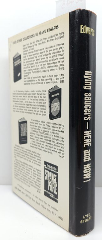 Frank Edwards Flying saucers here and now Lyle Stuart 1967