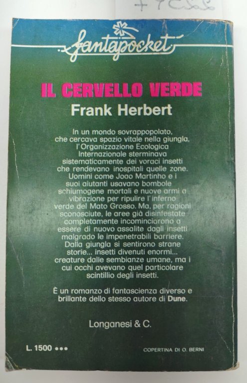 Frank Herbert Il cervello verde Longanesi 1976