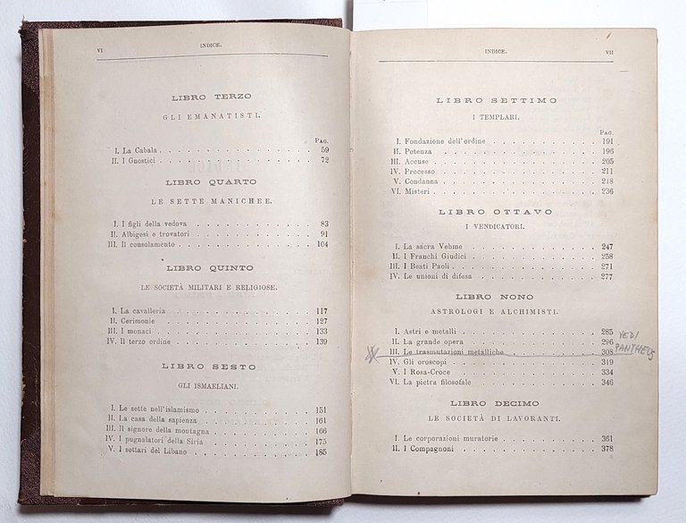 Fratellanze segrete studio di Giovanni De Castro Milano Tipografia Editrice …