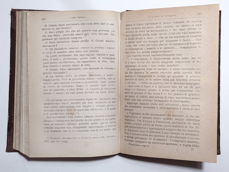 Fratellanze segrete studio di Giovanni De Castro Milano Tipografia Editrice …