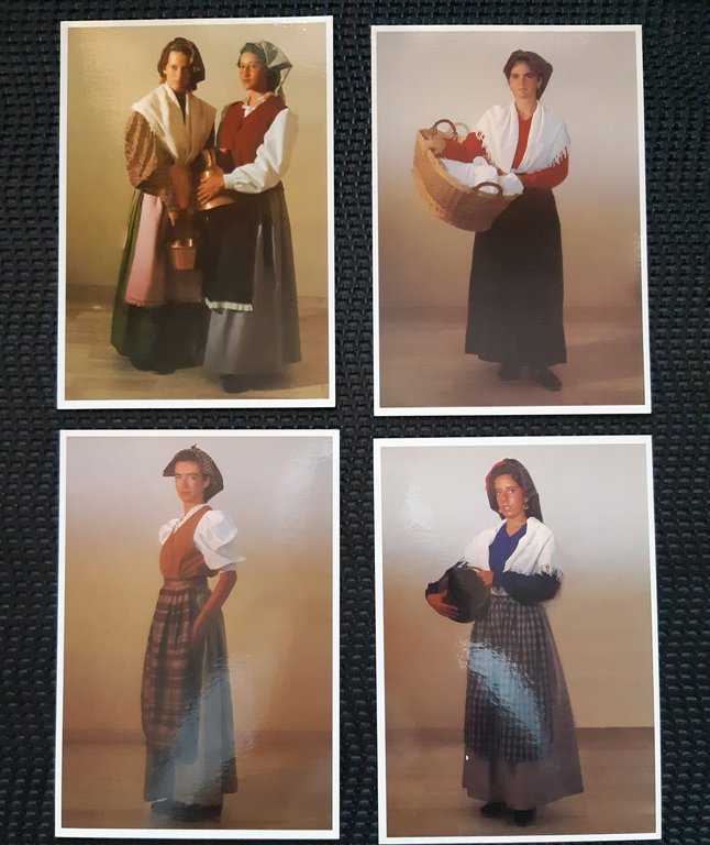 Friuli Venezia Giulia Gorizia Lotto 6 cartoline costume femminile bisiaco …