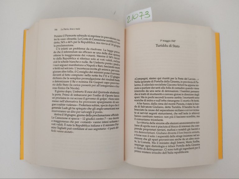 Fruttero Gramellini La patria bene o male Mondadori 1° edizione …