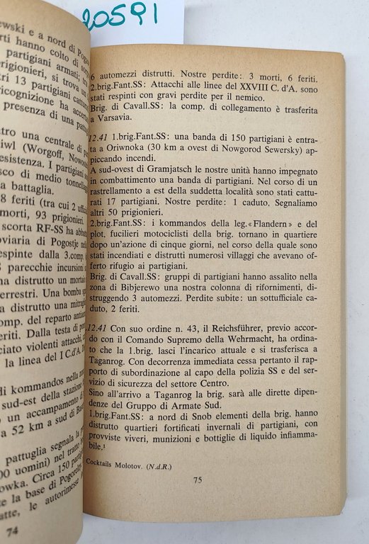 Fruttero Lucentini Diari di guerra delle SS Mondadori editore 1° …