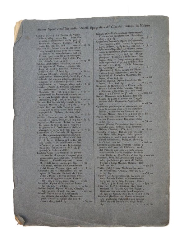 G. B. M. Tavole per i calcoli di interesse composto …