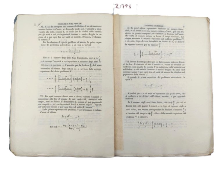 G. B. M. Tavole per i calcoli di interesse composto …