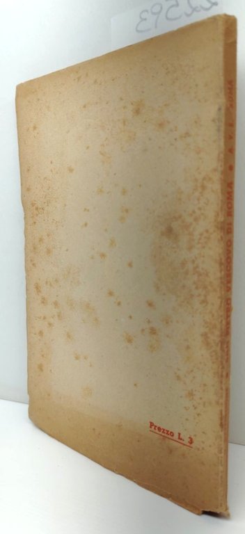 G. Buttiglione San Pietro vescovo di Roma AVE 1939