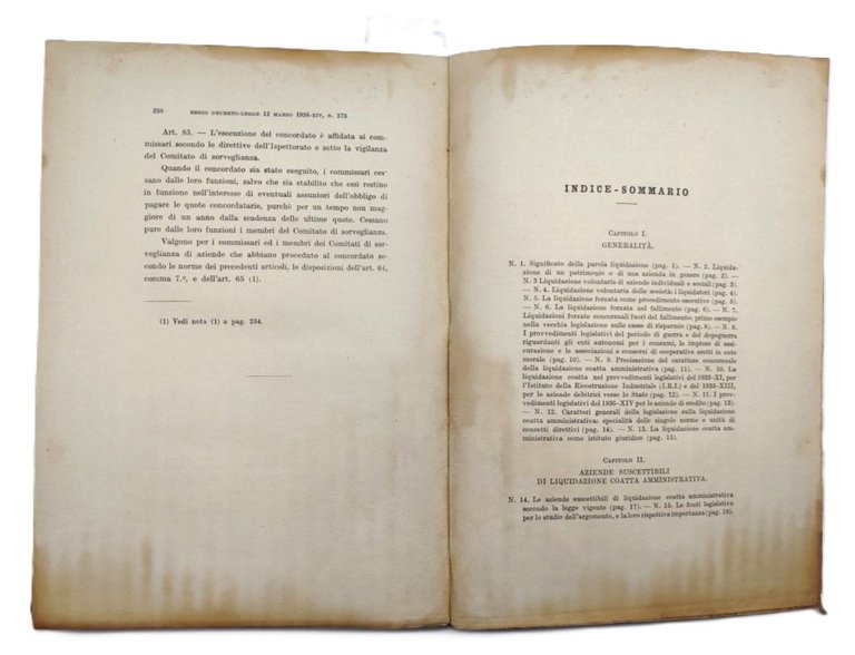 G. C. Colli Le liquidazioni coatte amministrative Vallardi 1936