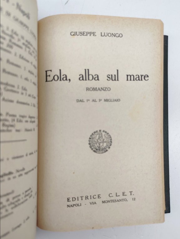 G. Luongo La trilogia del rinnovato amore Fiaccole accese L'ora …