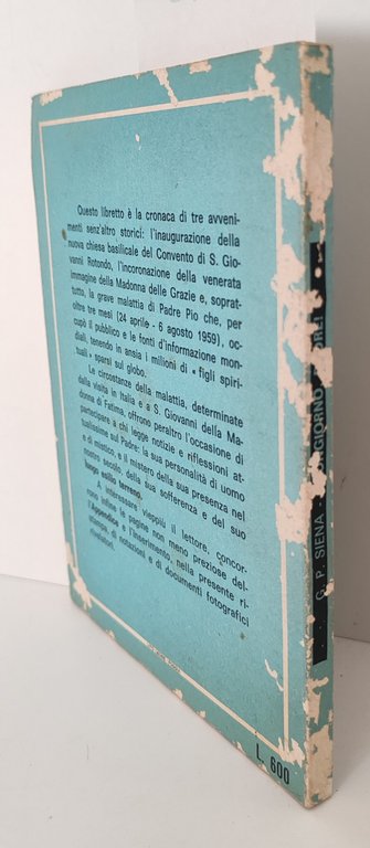 G. P. Siena Buongiorno padre i fatti di Padre Pio … | Immagine Gallery 2