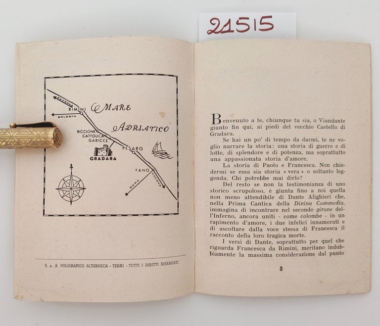 G. Riccioni Gradara Paolo e Francesca da Rimini 1950 c.a. …