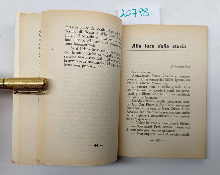G Tomaselli Perché credo risposta a chi si ride della …