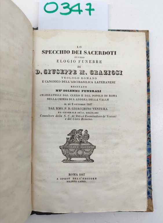 G. Ventura-Elogi Funebri Di Daniello O'connel-Per I Morti Di Vienna-G.Graziosi | Immagine Gallery 2