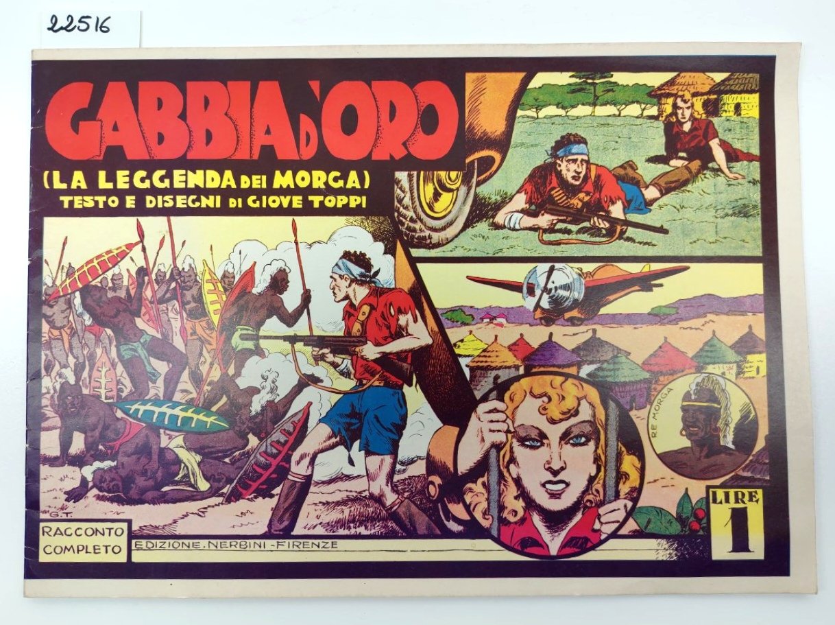 Gabbia d'oro La leggenda dei Morga Nerbini ristampa anastatica