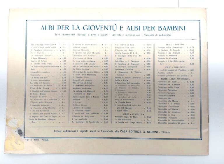 Gabbia d'oro La leggenda dei Morga Nerbini ristampa anastatica