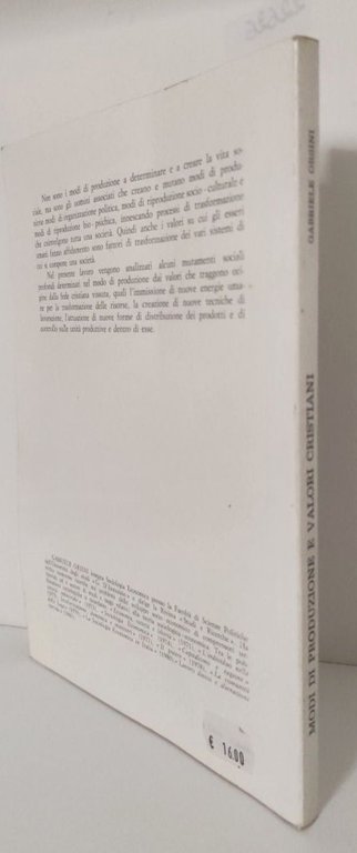 Gabriele Orsini Modi di produzione e valori cristiani Poligrafica Abruzzese …