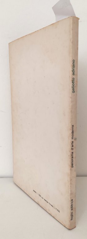 Galiotto panorama d'arte moderna grafica La Nuova Foglio editrice