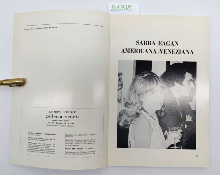 Galleria Veneta edizione speciale ottobre 1978