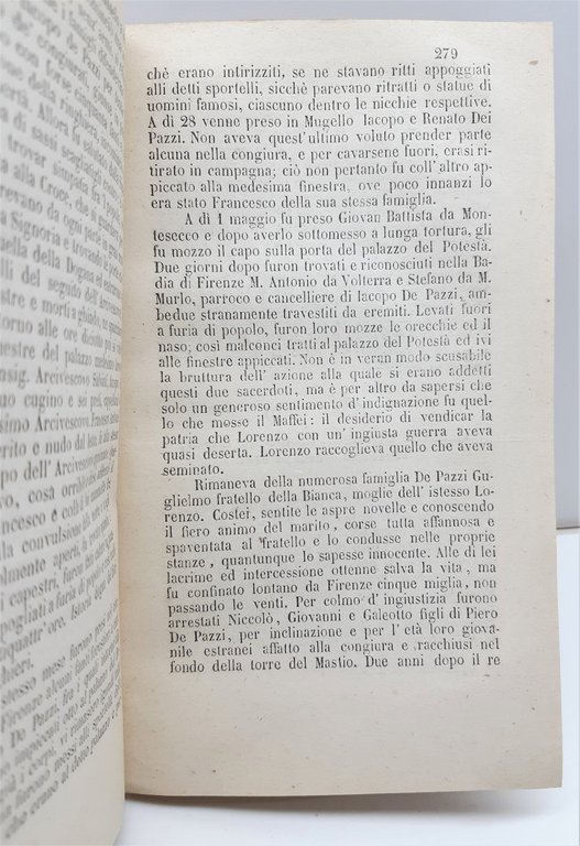 Gaspero Amidei Delle istorie volterrane tipografia Sborgi 1865