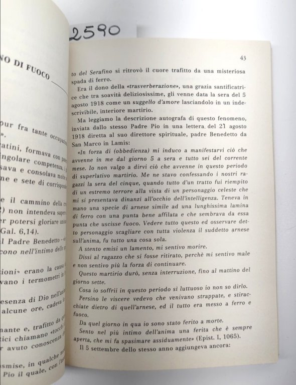 Gennaro Preziuso Padre Pio un martire Editrice Sveva 1985