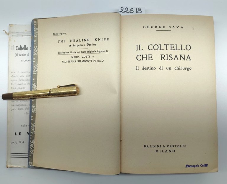 George Sava Il coltello che risana il destino di un …