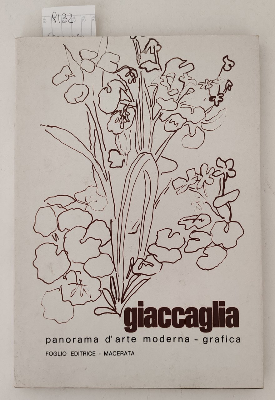 Giaccaglia panorama d'arte moderna grafica La nuova Foglio