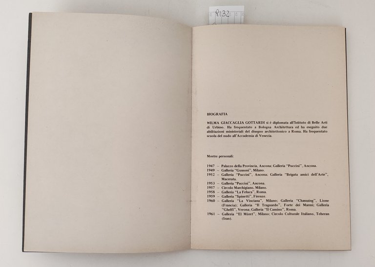 Giaccaglia panorama d'arte moderna grafica La nuova Foglio