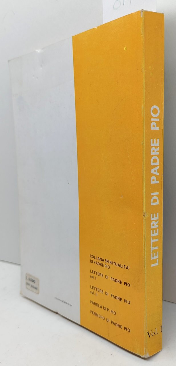 Giacomo Cardinale Lercaro Lettere di Padre Pio vol 1 ristampa …