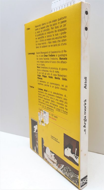 Gialli Garzanti Attoli ….E Argia morirà 1979 n. 156