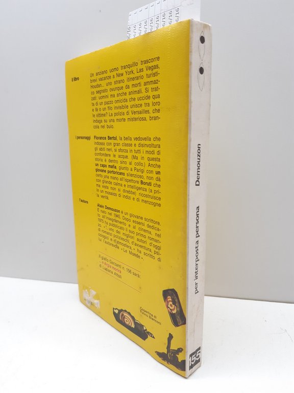 Gialli Garzanti Demouzon Per interposta persona 1979 n. 155