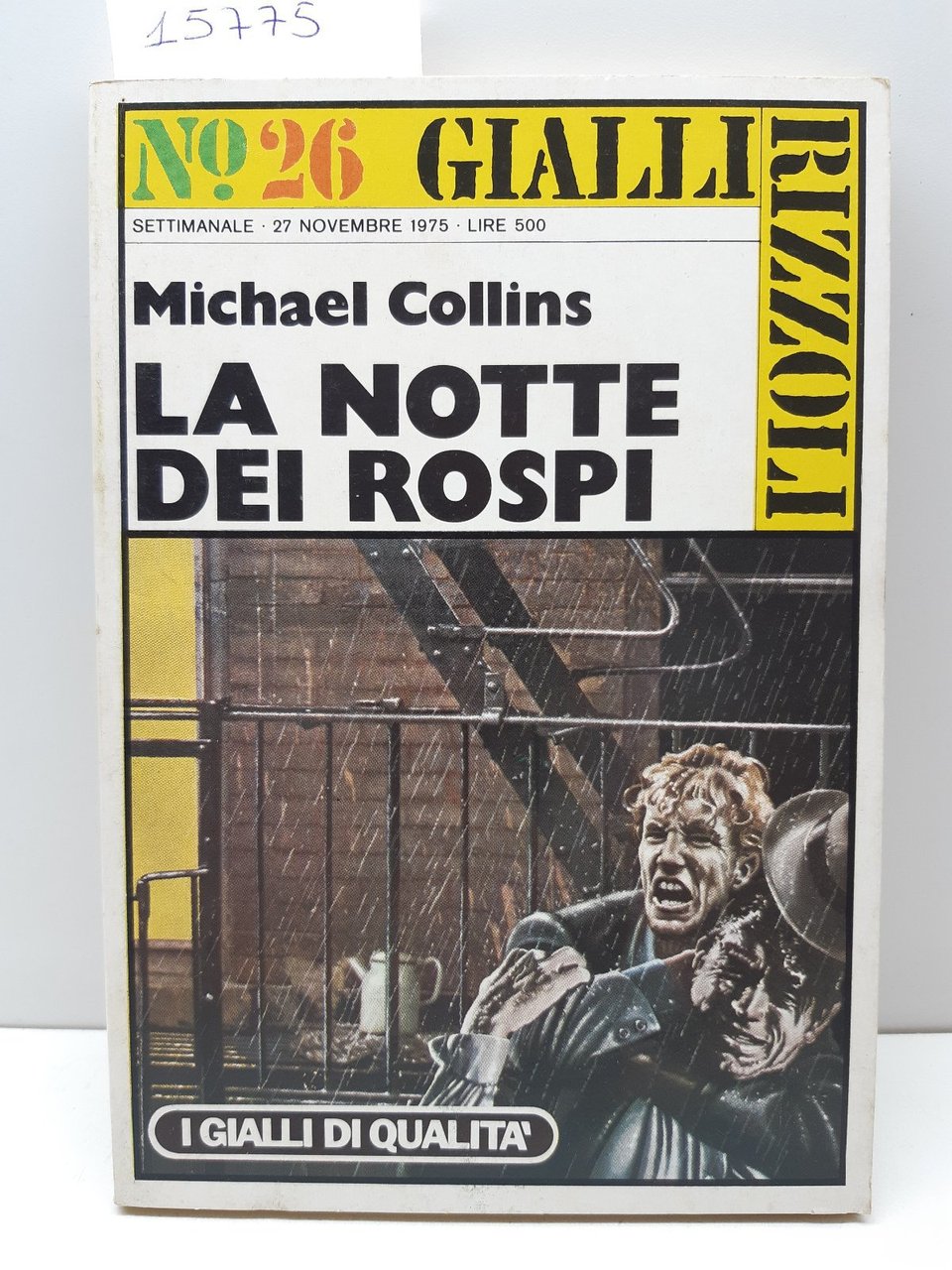 Gialli Rizzoli numero 26 Michael Collins La notte dei rospi …