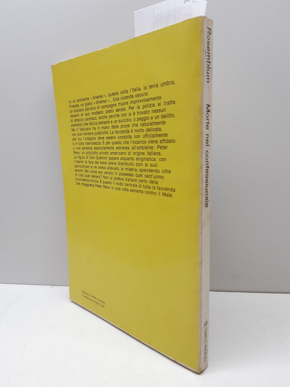 Gialli Rizzoli numero 45 Roberts Rosemblum Morte nel confessionale 1976