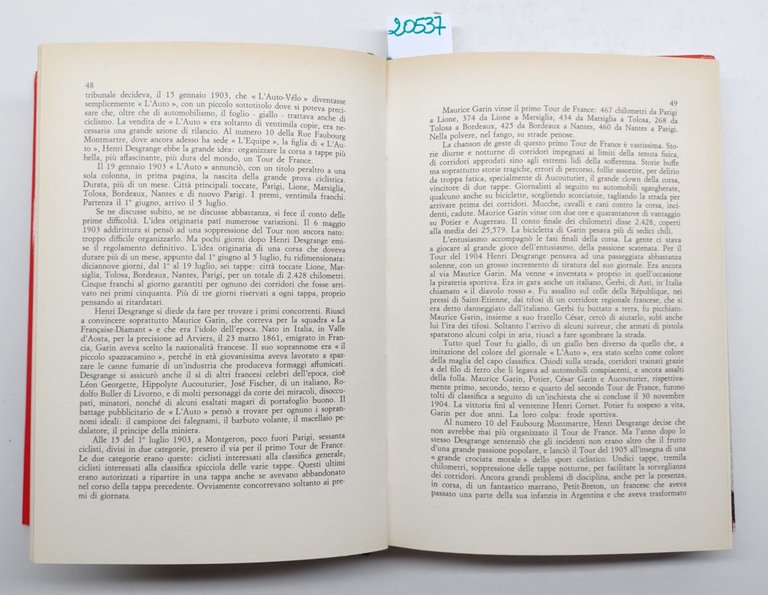 Gian Paolo Ormezzano Storia del ciclismo Euroclub 2° edizione 1978