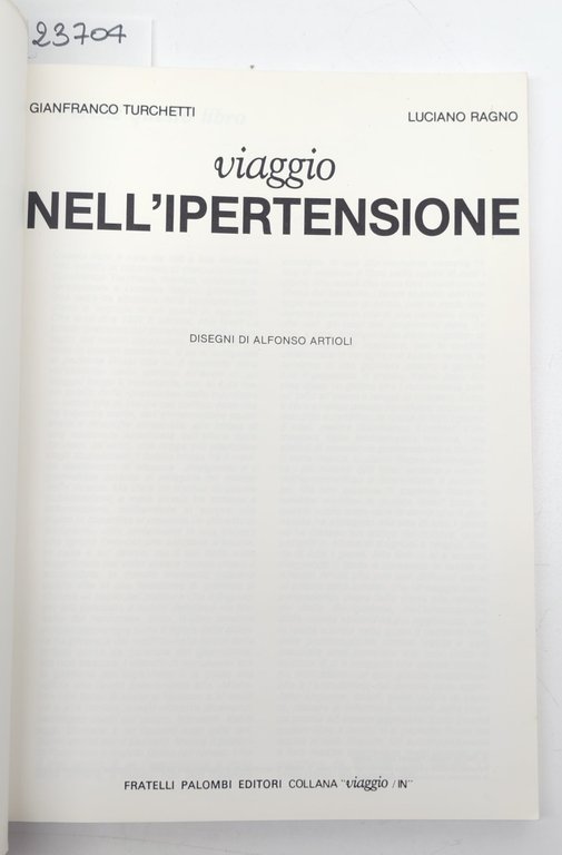 Gianfranco Turchetti Luciano Ragno Viaggio nell'ipertensione Palombi 1983 | Immagine Gallery 3